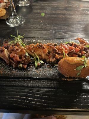Grilled octopus