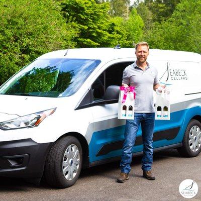 Beautiful Van Graphics for Sea beck Cellars