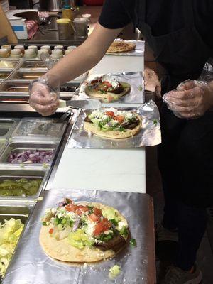 Gyros with home made !Tzatziki!