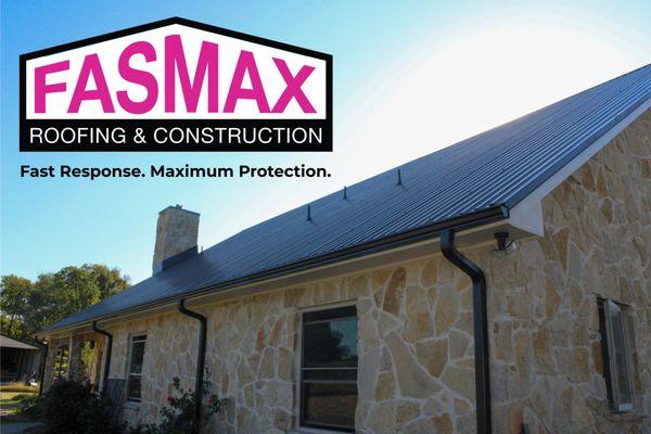 This Maypearl home went from leaks to longevity. FasMax installed a sleek metal roof built to outlast Texas storms and restore peace of mind