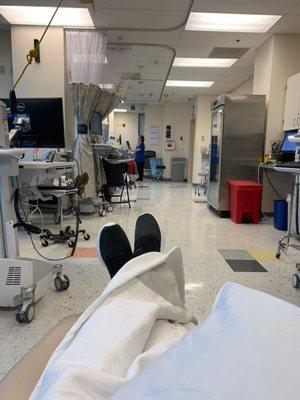 The large room amongst private rooms