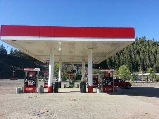 View from the side of the road