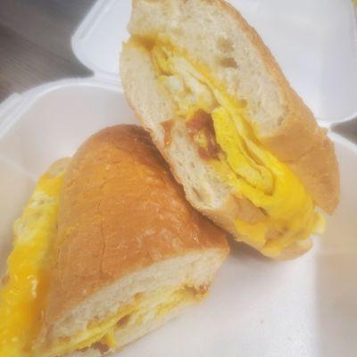 02/12/24 Breakfast Hoagie with Bacon, egg, & cheese.