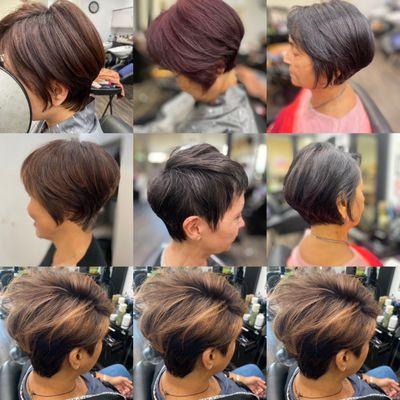 Womens short hair cut