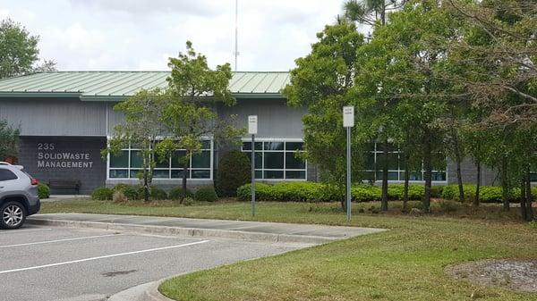 Back of the building