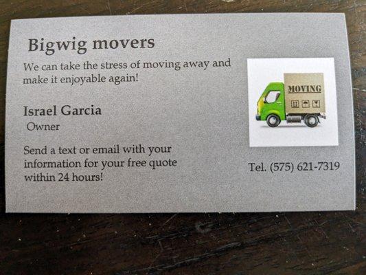 Big Wig Movers