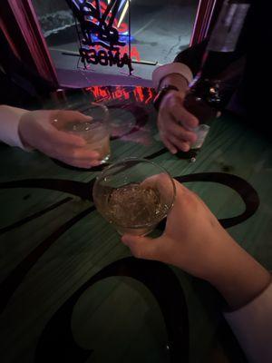 Drinks with the lads Comfortable & relaxing bar