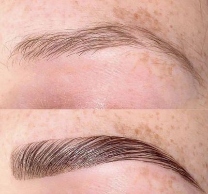Eyebrow tint & shape