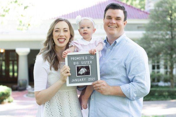 Pregnancy Announcement Session