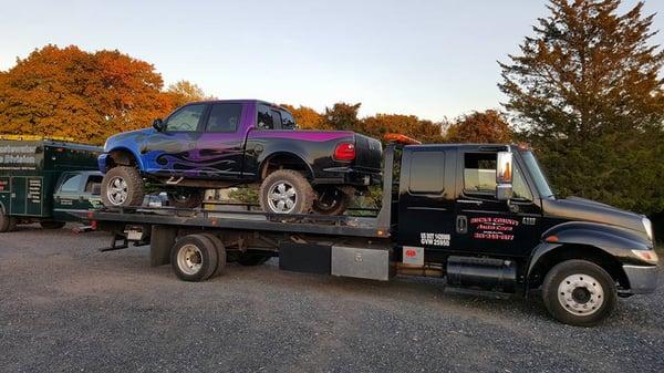 Towing done right! by Bucks County Auto Care.