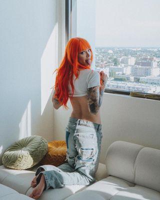 Orange hair
