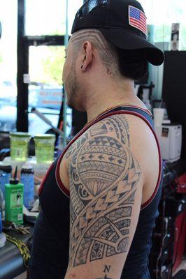 Hair tattoo