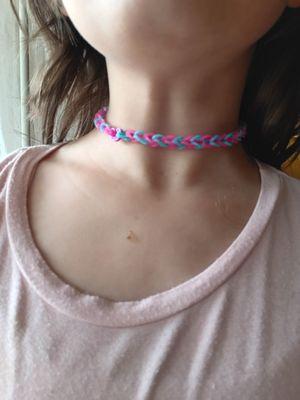 A loom Rubber band choker.