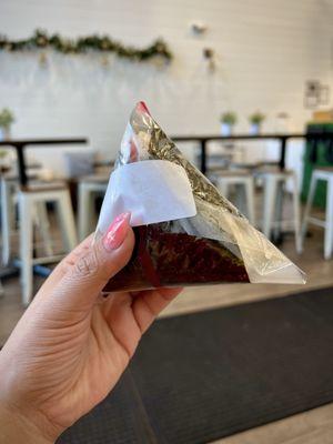 Spicy tuna kimbap