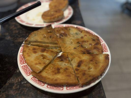 soring onion pancakes