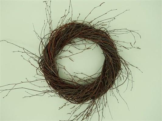 Round Birch Wreath