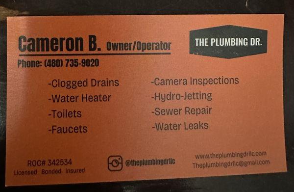 The Plumbing Dr