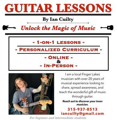Guitar Lessons by Ian Cuilty