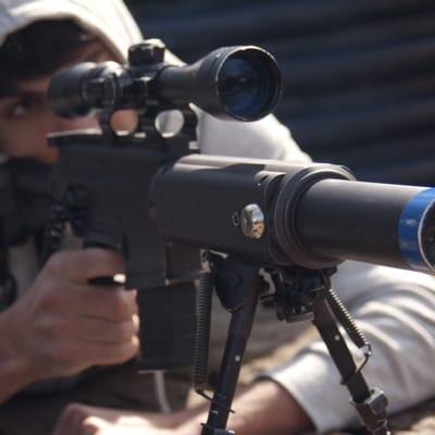 CMP features realistic weaponry like the sniper rifle.