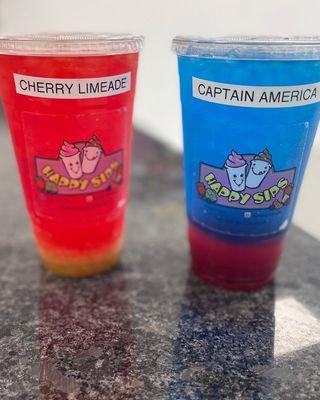 Energy loaded teas Cherry Limeade Captain America