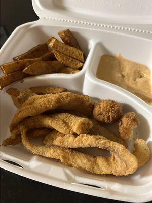 Catfish dinner