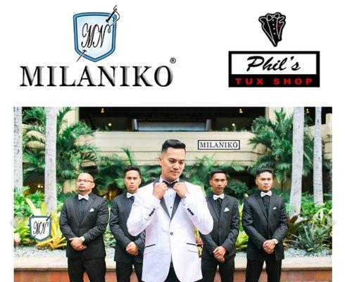 We have different colors and styles of tux