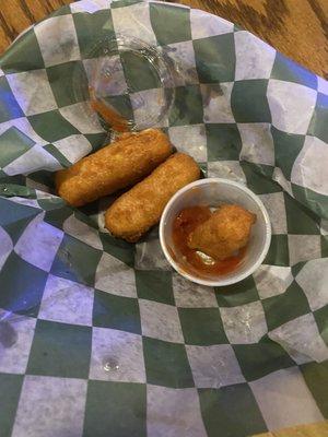 Mozzarella sticks with marinara
