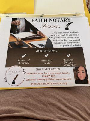 Faith Notary Services