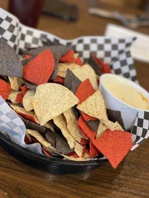 Chips and queso