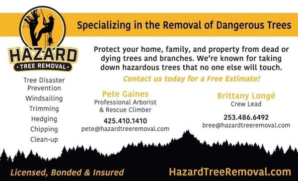 Hazard Tree Removal