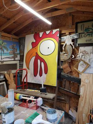 Salty Pcola Painting