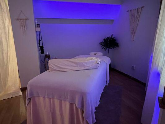 Massage Table with Ambient Lighting