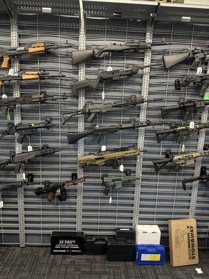 A few of the guns for sale