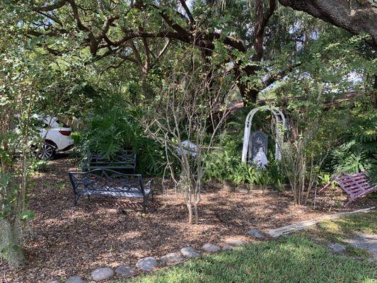 Mediation, quiet pretty spot behind JMJ family practice