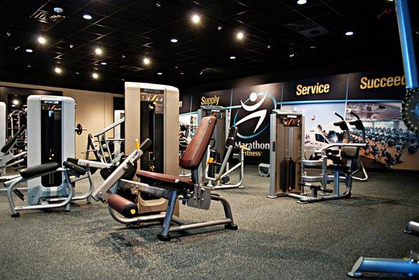 Marathon Fitness' showroom in Stafford, is the largest showroom in Texas.