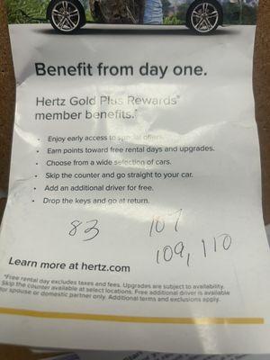 SUV in one of these four spaces allegedly