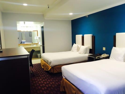 Double Queen Bed Room with two queen beds