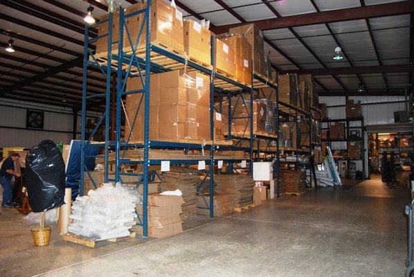 Our warehouse is a part of a 22,000 square foot climate controlled building that keeps your contents safe while your home is rebuilt.