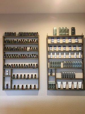 Full line of DoTerra essential oils. Elixinol and Charlotte's Web Hemp oil.