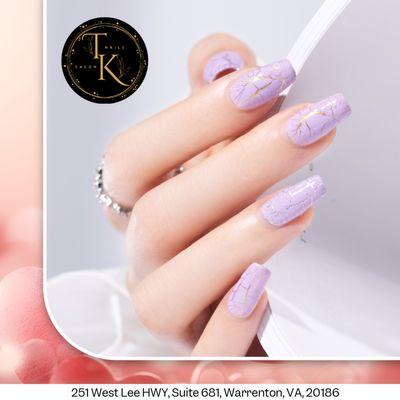 Want nails that stand out?  Try our stunning nail art with bold colors, intricate designs, and a touch of glam!  Book now for fabulou