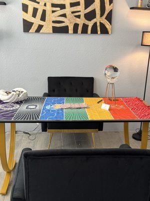 Phoenix psychic desk inside office