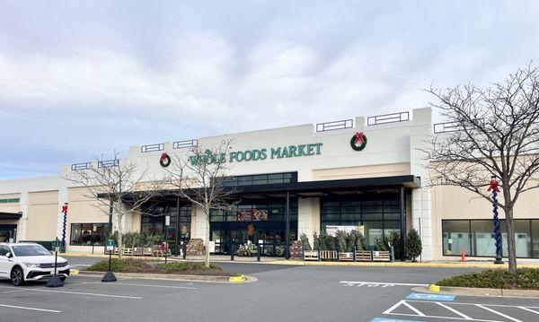 Outside / Exterior pic of Whole Foods new loc in Spectrum Center (old Best Buy loc) next to Cava, Einstein Bagels, Bubbles
