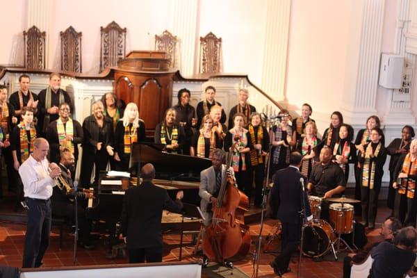 The music program at All Souls is eclectic and electric.