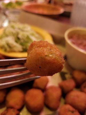 Perfectly fried okra