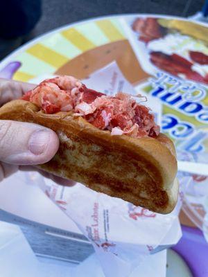 Toasted Buttery Buns for the warm Connecticut Lobster Roll