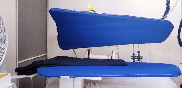 The picture they shared with me via text saying this was their press. And yet the marks are in the exact shape of this.