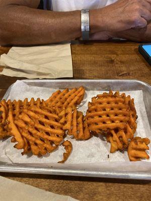 Sweet potato fries- yum!