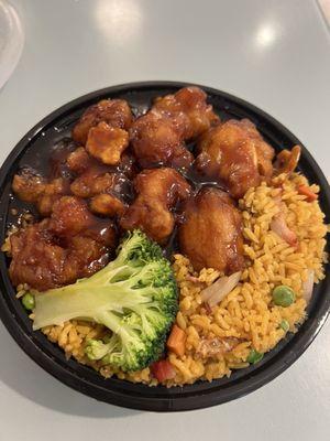 Lunch L34. Orange Flavor Chicken Lunch Special