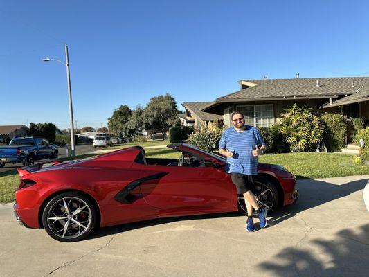 Red Mist C8 Corvette