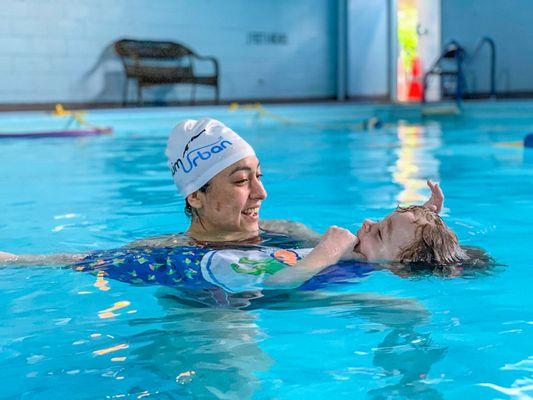 1 on 1 private swimming classes.